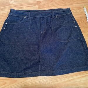 Athleta Dark Blue A-Line Skirt